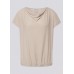 Rabe - 56-125315 Goud kleurige T-shirt met kapmouwen.